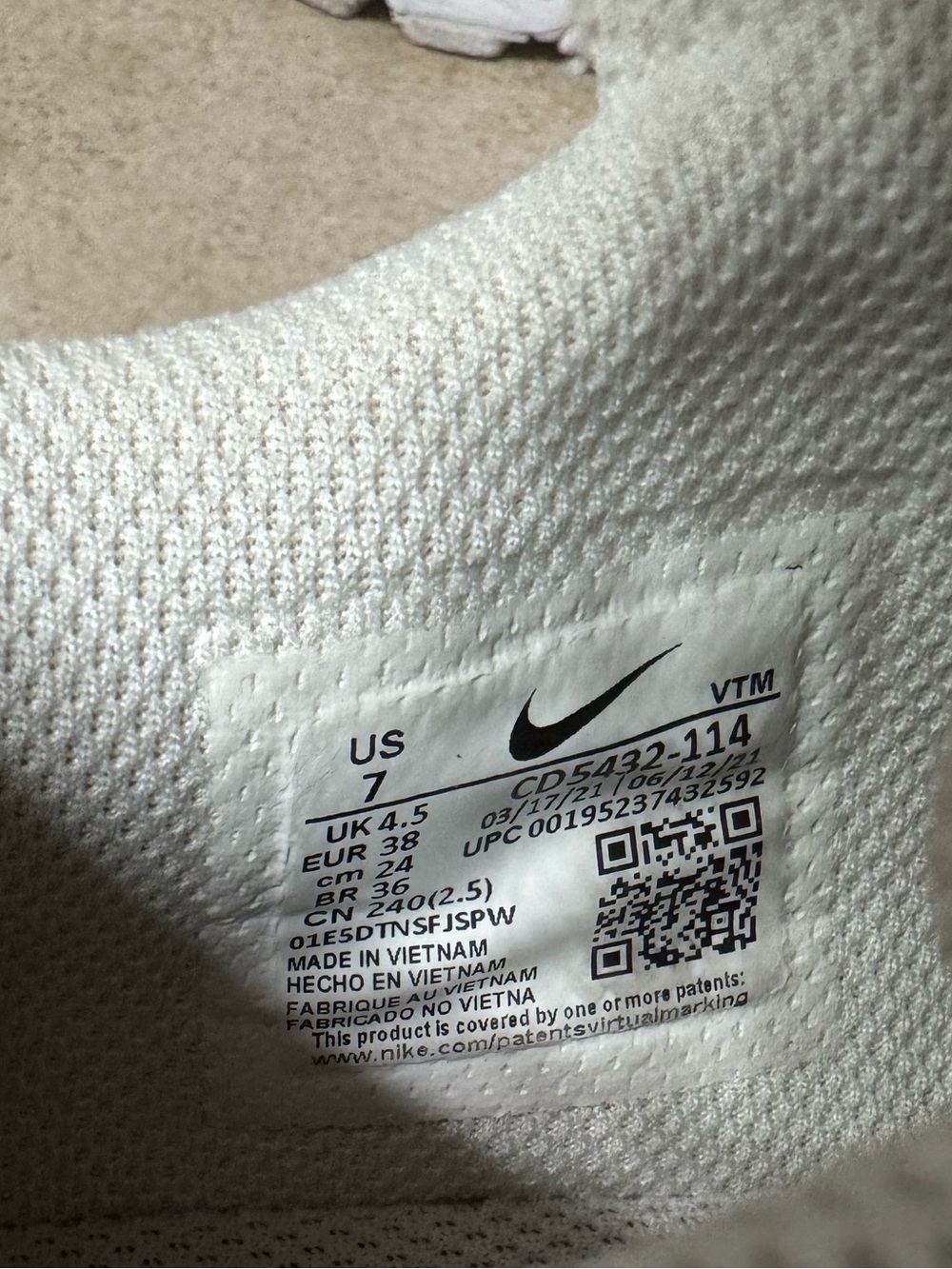 Nike air Max Sneaker White/Grey - Picture 9 of 9